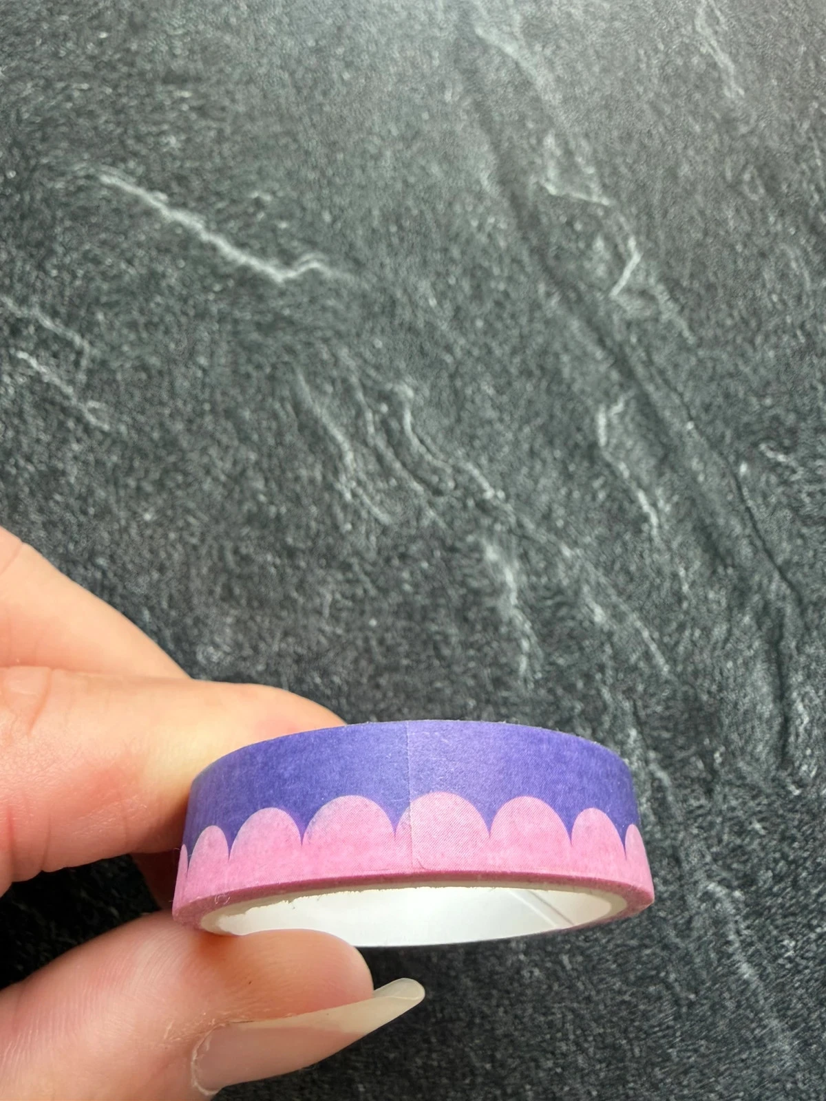 Roze violet bicolore washi-lint – photo 2